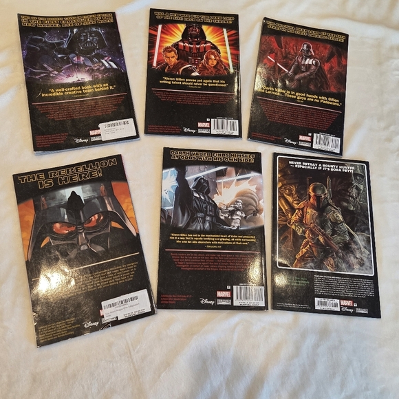 STAR WARS DARTH VADER GRAPHIC NOVEL COMICS Marvel ROUGE ONE Set Of 6 - Picture 8 of 14